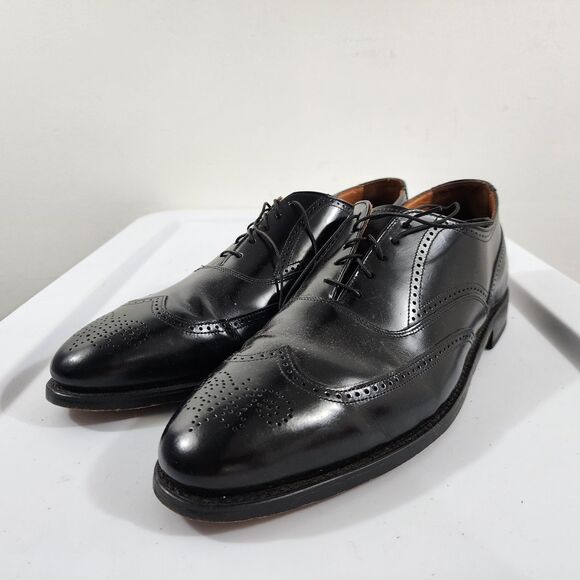 Bostonian Classics Black Leather Wingtip  Seess Shoes Lace-up Loafers Size 14D/B main image 14